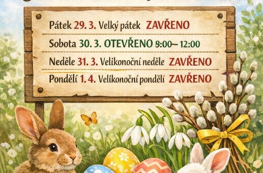 Ordinační hodiny Velikonoce 2026